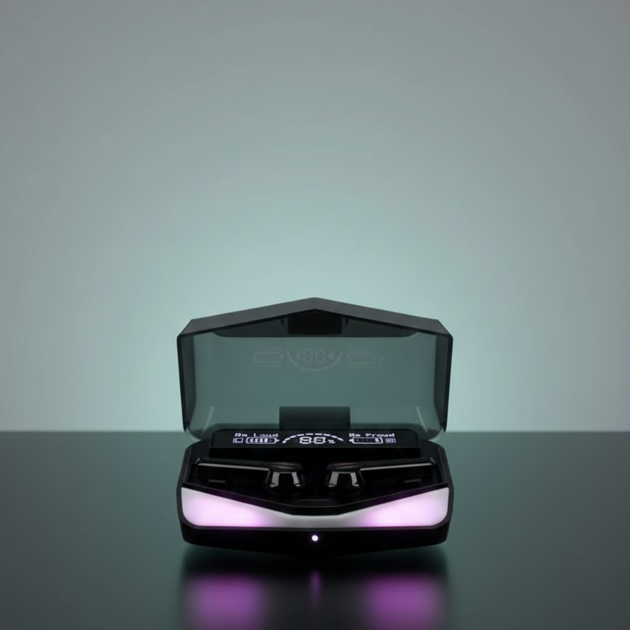 M28 TWS Wireless Earbuds With Charging Case Premium Quality Smooth Sound Comfortable Fit Durable Build