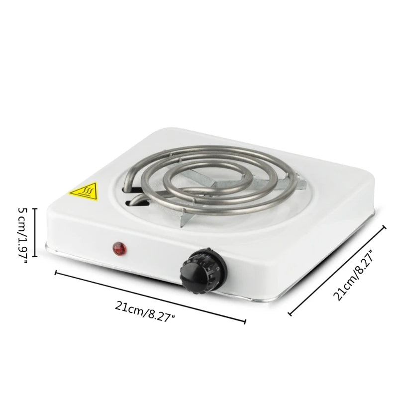 Electric Stove for cooking, Hot Plate heat up in just 2 mins, Easy to clean, (random color )
