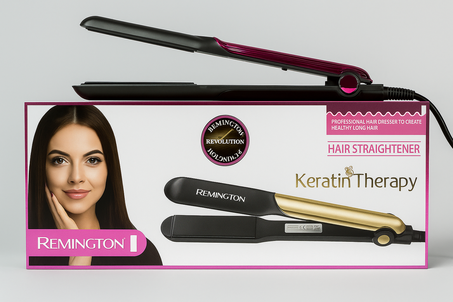 Remington Hair Straightener Keratin Therapy Hair Straightener Flat Iron - Best Quality Iron For Hair Straightening - Remington Keratin Therapy Iron