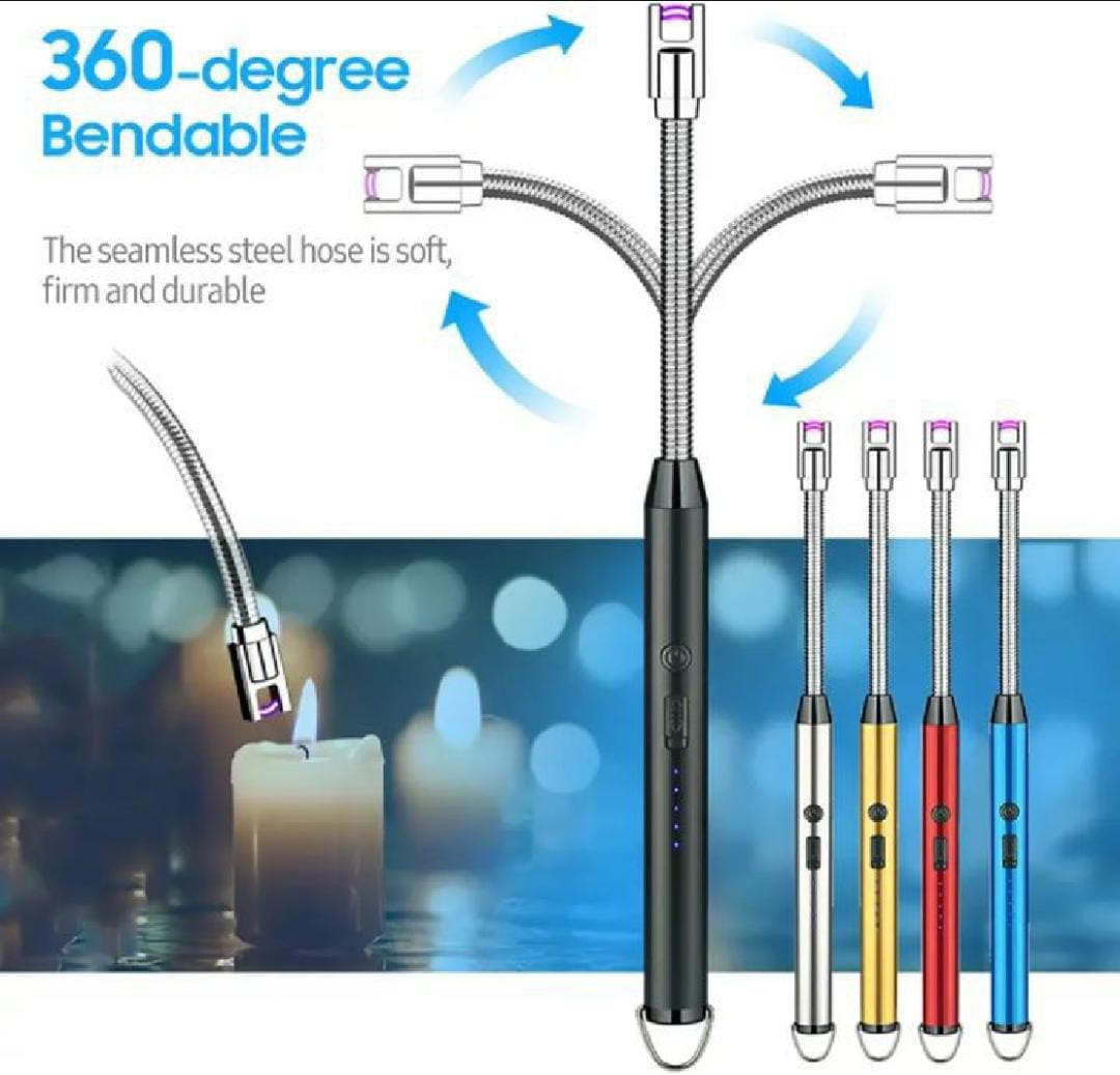 2-in-1 Deal: Gas Saver Burner Stand + USB Rechargeable Lighter