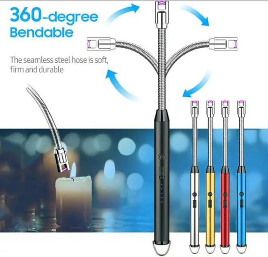 2-in-1 Deal: Gas Saver Burner Stand + USB Rechargeable Lighter