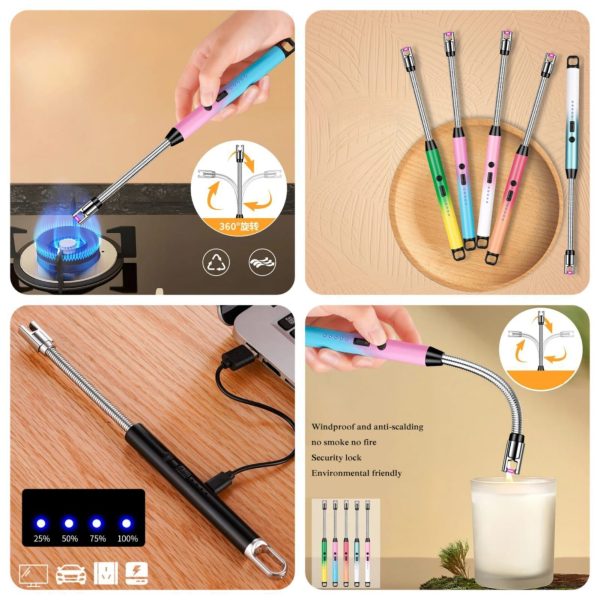 2-in-1 Deal: Gas Saver Burner Stand + USB Rechargeable Lighter