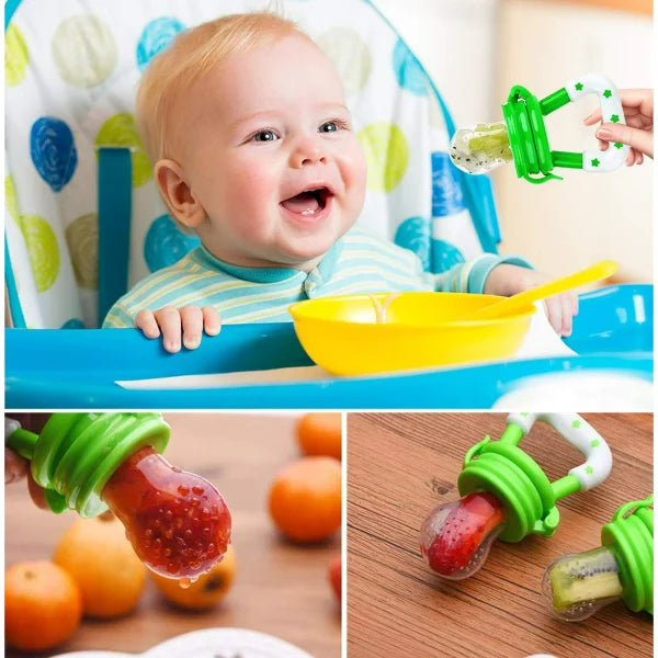Baby Solid Baby Fruit Pacifier Nepel Fresh Fruit Feeder Infant Teething Toy Nibbler Teether Pacifier Safe Silicone Pacifier