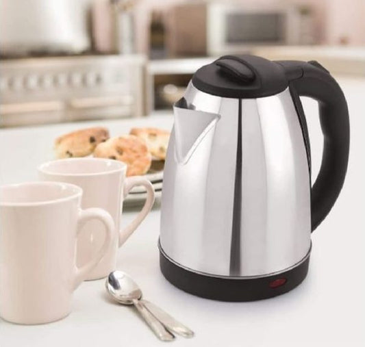 Electric Kettle – Stainless Steel Body – Automatic Instant Heating – 1500 Watts – Water Boiler – High Quality – Kettle For Tea – For Daily Kitchen Use – Essential Kitchen Appliance – Electric Kettle